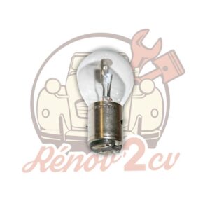 Ampoule de phare blanche 6 volts 45/40w baïonnette BA21D