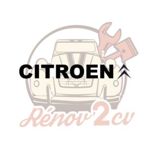 Autocollant citroen noir pour charniere de malle arriere