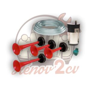 Avertisseur 4 trompes son jingle bell