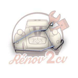Entrebailleur de vitre 2cv long pour 2cv