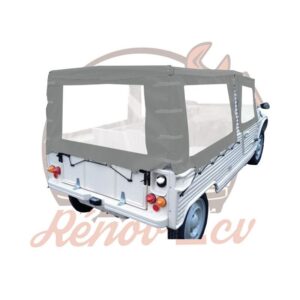 Jeu de bâche complet Gris pour Méhari