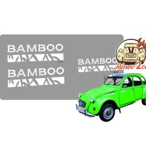 Kit autocollant 2cv bambou