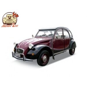 Kit autocollant 2cv charleston bordeaux noir