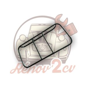 Porte bagage 2cv époxy NOIR + fixations