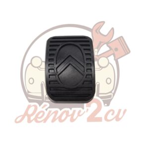 Caoutchouc de pedale logo CITROEN pour pédalier de 2cv Méhari Dyane