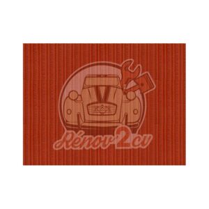 Capote 2cv gros grain orange toile renforcee