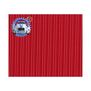 Capote Dyane gros grain rouge vallelunga toile renforcee