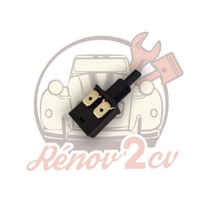 Contacteur de feu stop nouveau modele, avec écrou pour 2cv, Méhari, Dyane, Acadiane