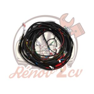 Faisceau électrique complet AV + AR pour 2CV Type AZAM de 1967 à 1970