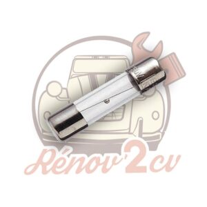 Fusible en verre 20 amperes pour 2cv Méhari Dyane Acadiane