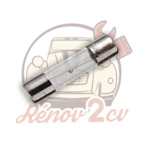 Fusible en verre 30 amperes pour 2cv Méhari Dyane Acadiane