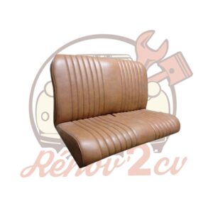 Garniture banquette arriere Skai marron perforé pour Dyane Rabatable