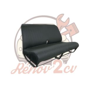 Garniture banquette arriere Skai noir perforé pour Dyane Rabattable