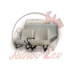 Garniture sieges et banquette skai blanc mehari