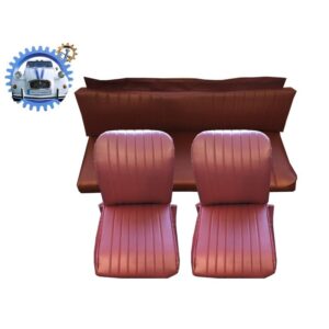 Garniture sieges Mehari et banquette skai bordeaux