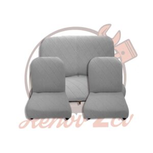Housse protection grise 2 sièges Asymétriques et banquette arrière