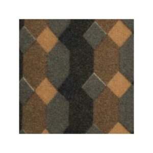 Jeu de garniture sièges et banquette 2cv damier marron symétrique