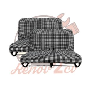 Jeu garnitures 2 banquettes 2cv pied de poule