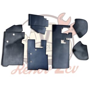 Kit 6 pieces insonorisant interieur skai noir 2cv 4/2cv6 après 1970