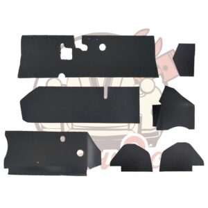 Kit 7 pièces insonorisant intérieur 2cv4/2cv6 Après 1970 QUALITE SUPERIEURE