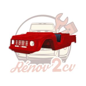 Kit carrosserie complet Méhari nouveau modèle 23 pièces ROUGE HOPI
