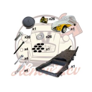 Kit Chassis cataphorese homologue 2cv NM Mehari Dyane