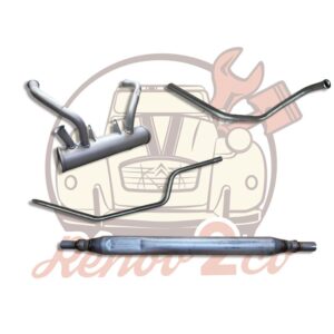 Kit d'échappement 2cv6 dyane6 ami8 moteur 602cc