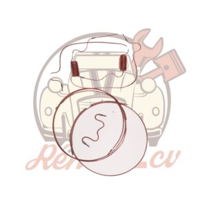 Kit de tuyau de frein complet M8 en cuivre modèle frein à disque 2cv Méhari Dyane