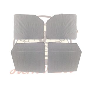 Lot de 4 panneaux de porte pied de poule noir 2cv SUICIDE AVANT 64