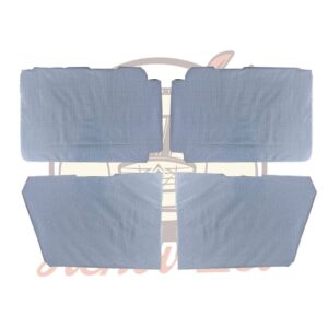 DESTOCKAGE Lot de 4 panneaux de porte  pied de poule noir petit modèle 2cv