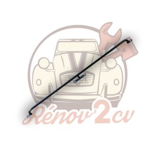 Main courante pour Méhari peinte en époxy noir