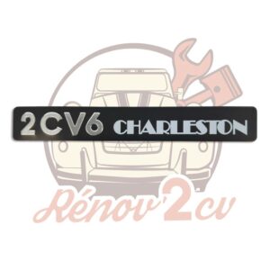 Monogramme adhesif "2cv6 charleston"