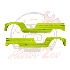 Panneau lateral gauche avec ailerons Méhari JAUNE