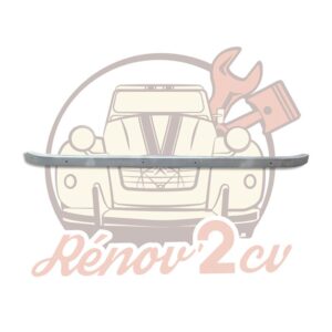 Pare chocs arrière 2cv ancien modele avec trou SANS PEINTURE