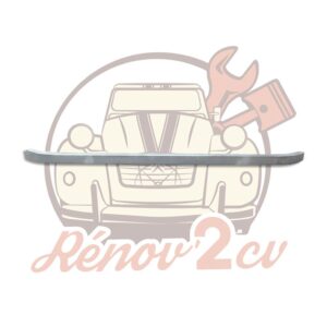 Pare chocs arrière 2cv ancien modèle sans trou jusqu'en 1955 SANS PEINTURE