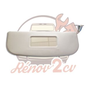 Pare Soleil gris pour 2CV AZAM Côté passager avec support