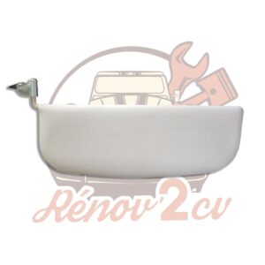 Pare Soleil gris pour 2CV AZAM Côté conducteur avec support