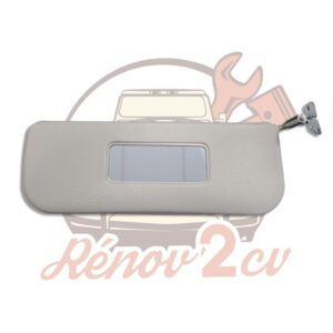 Pare soleil gris gaufré pour 2cv coté passager avec support