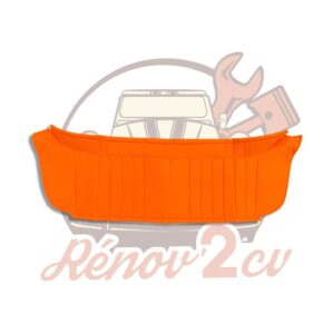 Plage arrière de 2cv en tissus orange