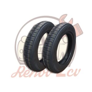 Pneu 2CV Dyane 125/15 Tubeless Profil ORIGINE Lot de 2