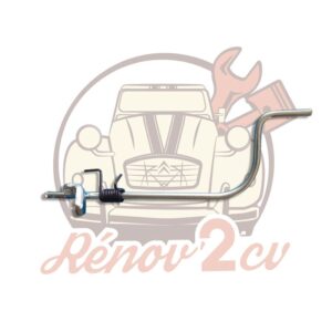 Poignée de siège avant droite 2CV complète avec ressort