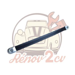 Poignée souple en caoutchouc noir pour porte de 2cv avant