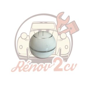 Pommeau de vitesse blanc avec Schema vitesse 2cv Méhari Dyane