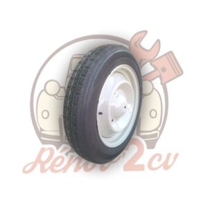 Roue complete 125/15 RENOV2CV 2cv dyane gris rose