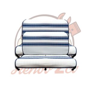Sellerie 2cv france trois complete pour banquette AV et AR SANS RABAT