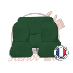 Sièges complets 2CV Kaki à losanges sièges banquette symétrique