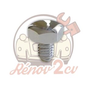 Vis enjoliveur de roue chromée 2cv mehari dyane acadiane