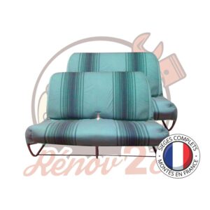 Banquettes complètes 2CV Vert 2 banquettes