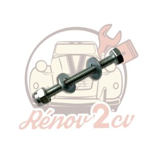 Boulon avec rondelles fixation support Bobine M4 zingué