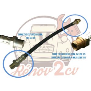 Flexible de frein avant Ami6 Dyane Méhari